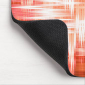 Rood zigzagpatroon muismat (Hoek)