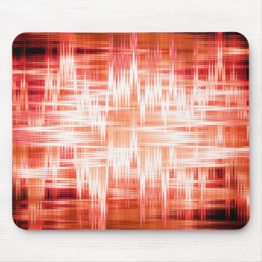 Rood zigzagpatroon muismat (Voorkant)