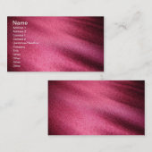 Rood zijdezijde visitekaartje (Voorkant / Achterkant)