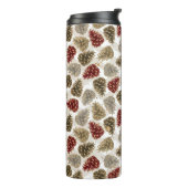 ROOD ZILVER GOUD VAKANTIE WINTER EIKELS THERMOSBEKER (Gedraaid links)