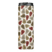 ROOD ZILVER GOUD VAKANTIE WINTER EIKELS THERMOSBEKER (Achterkant)