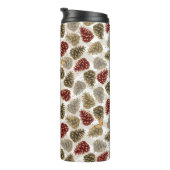 ROOD ZILVER GOUD VAKANTIE WINTER EIKELS THERMOSBEKER (Geroteerd rechts)