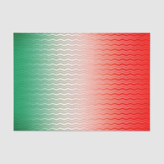 Rood Zilver Groen Tissuepapier (Voorkant)