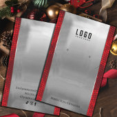 Rood Zilver Lijst Modern ketting oorbellen Visitekaartje