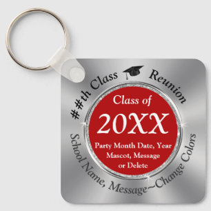 Rood, Zilver, Zwart en Wit, de Giften van de Klass Sleutelhanger