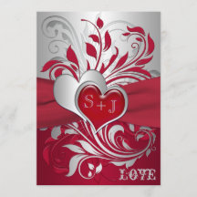 Rood, zilveren schuifbalken, hartenweddenschap