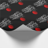 Rood zonzwart, wit cadeaupapier (Hoek)