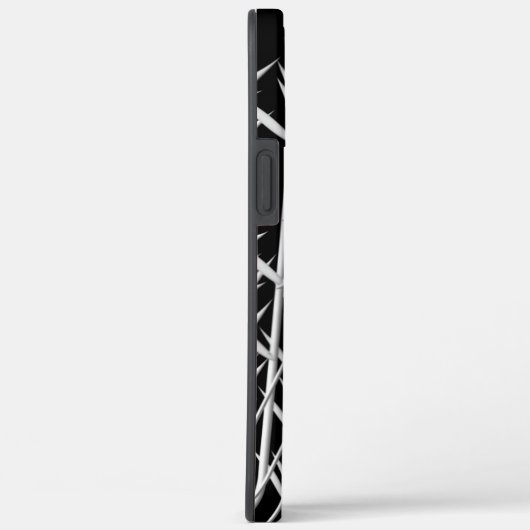 Rood zonzwart, wit Case-Mate iPhone case (Achterkant / Rechts)