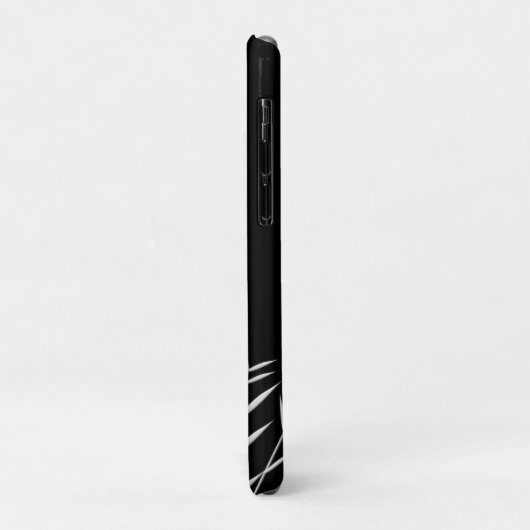 Rood zonzwart, wit Case-Mate iPhone case (Achterkant/links)