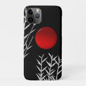 Rood zonzwart, wit Case-Mate iPhone case (Achterkant)
