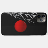 Rood zonzwart, wit Case-Mate iPhone case (Achterkant (horizontaal))