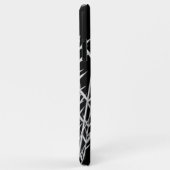 Rood zonzwart, wit Case-Mate iPhone case (Achterkant/rechts)