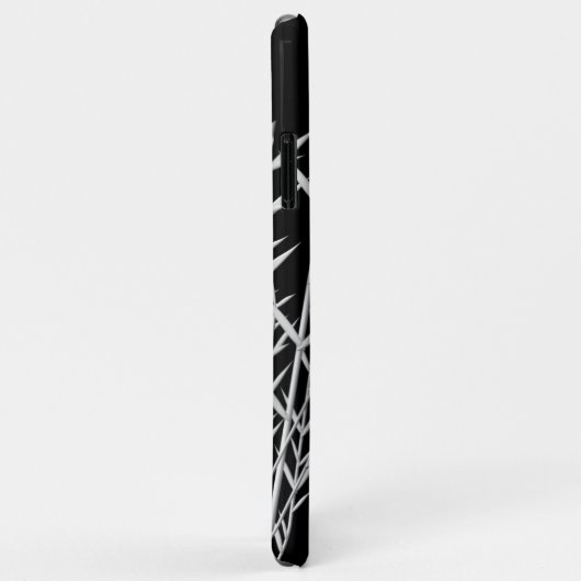 Rood zonzwart, wit Case-Mate iPhone case (Achterkant/rechts)