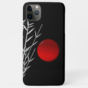 Rood zonzwart, wit Case-Mate iPhone case