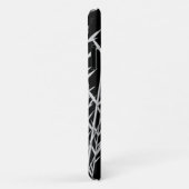 Rood zonzwart, wit Case-Mate iPhone case (Achterkant/rechts)