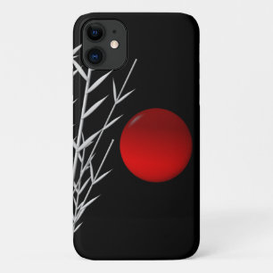 Rood zonzwart, wit Case-Mate iPhone case