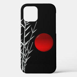 Rood zonzwart, wit Case-Mate iPhone case