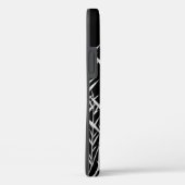 Rood zonzwart, wit Case-Mate iPhone case (Achterkant / Rechts)