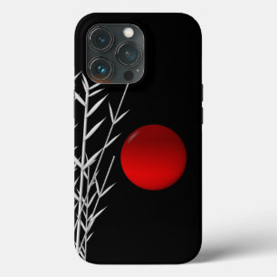 Rood zonzwart, wit Case-Mate iPhone case