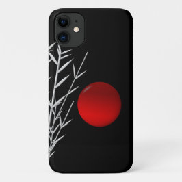 Rood zonzwart, wit Case-Mate iPhone case
