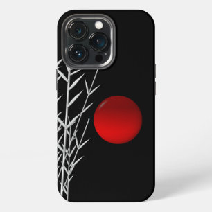 Rood zonzwart, wit iPhone 13 pro hoesje