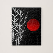 Rood zonzwart, wit legpuzzel (Verticaal)