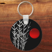 Rood zonzwart, wit sleutelhanger (Voorkant)
