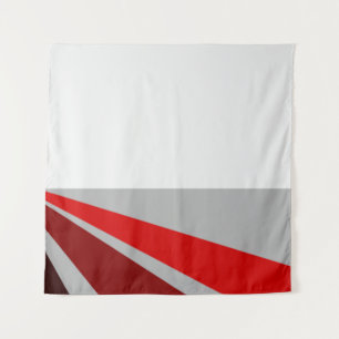 Rood zwart abstract ontwerp wandkleed