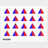 Rood zwart Amerikaanse dag 4th juli tekst eenvoudi Sticker (Vel)