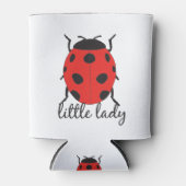 Rood & zwart Baby lieveheersbeestje Schattige rood Blikjeskoeler (Voorkant)