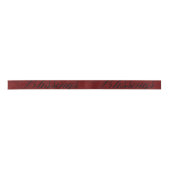 Rood zwart  blaasjes Satin Ribbon Satijnen Lint (Voorkant)