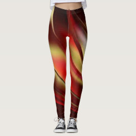 Rood Zwart Bruin Groen Blauw Goud eenvoudig Kleur  Leggings