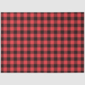 Rood zwart buffel met debetpapier tissuepapier (Voorkant)