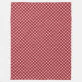 Rood Zwart Check Deken Warmte met Klassieke Charm (Voorkant)