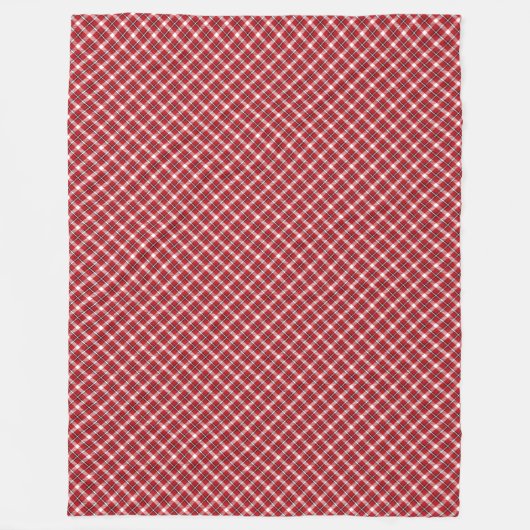 Rood Zwart Check Deken Warmte met Klassieke Charm (Voorkant)