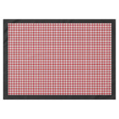 Rood Zwart Check Tafelkleed Lumberjack Tafel Charm (Voorkant (Horizontaal))