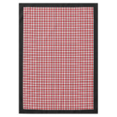 Rood Zwart Check Tafelkleed Lumberjack Tafel Charm (Voorkant)
