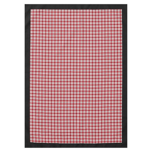 Rood Zwart Check Tafelkleed Lumberjack Tafel Charm (Voorkant)