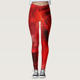 Rood Zwart cool Moderne Chic hipster collages arti Leggings