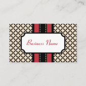  Rood Zwart Custom Visitekaartjes (Voorkant)