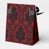 Rood Zwart Damask Bedankdoosjes (Achterkant)