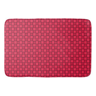 Rood Zwart Dambord Badmat