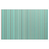 Rood, Zwart, Donker Turquoise, Tan & Wit Patroon Stof (Yard (91,4 cm))