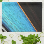 Rood zwart en blauw 312 theedoek (Gevouwen)