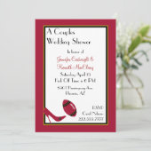 Rood, zwart en geel Football — hoesje Kaart (Staand voorkant)