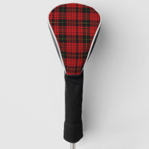 Rood, zwart en geel Tartan