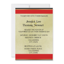 Rood, Zwart en Goud Eenvoudige Elegantie