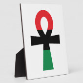 Rood, zwart en groen Ankh Fotoplaat (Zijkant)