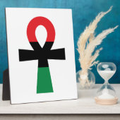Rood, zwart en groen Ankh Fotoplaat (Zijkant)