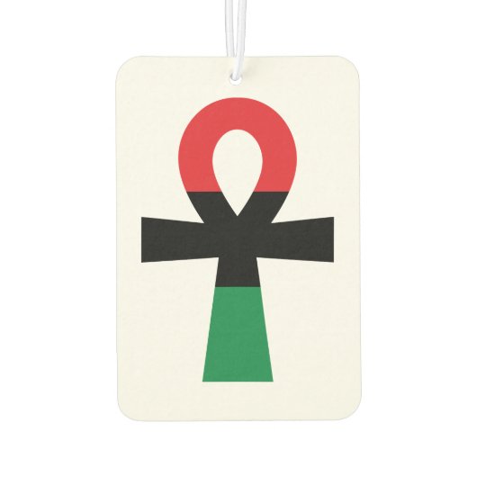 Rood, zwart en groen Ankh Luchtverfrisser (Achterkant)